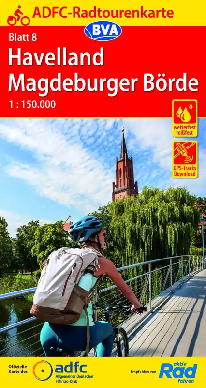 Schnäppchen BVA BikeMedia Havelland / Magdeburger Börde Fahrradkarte