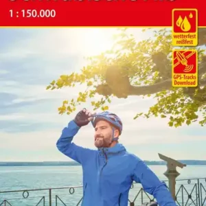 BVA BikeMedia ADFC Fahrradkarte Bodensee / Schwäbische Alb Letzte Chance