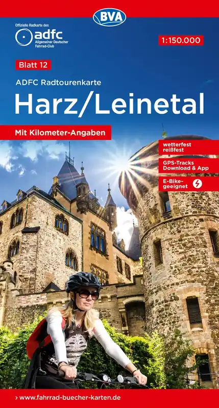 Expressversand BVA BikeMedia Harz / Leinetal Fahrradkarte
