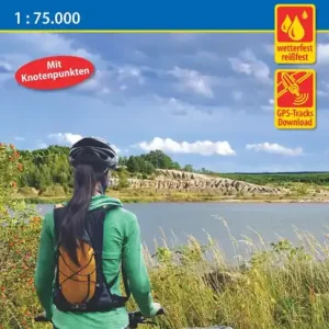 Neu BVA BikeMedia Niederlausitz / Lausitzer Seen Fahrradkarte
