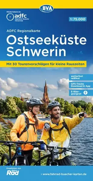 BVA BikeMedia Ostseeküste Schwerin Fahrradkarte Sonderaktion