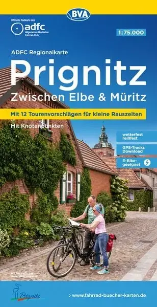 BVA BikeMedia Prignitz Fahrradkarte Begrenztes Angebot