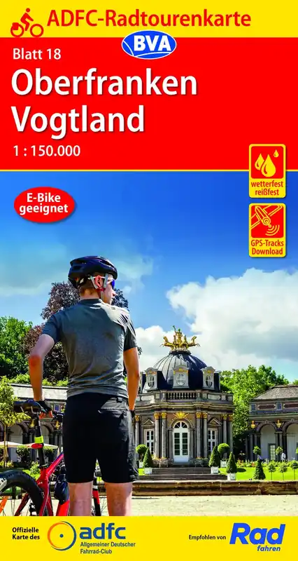 Garantierte Lieferung BVA BikeMedia Oberfranken / Vogtland Fahrradkarte