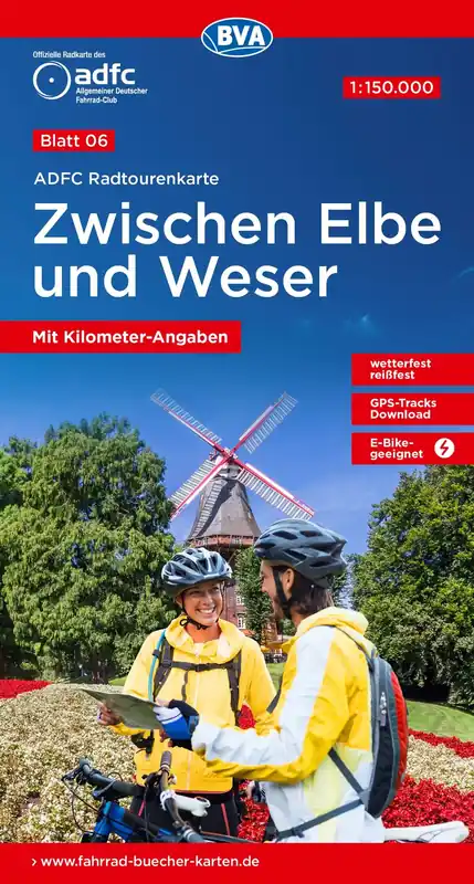 Angebot BVA BikeMedia Zwischen Elbe und Weser Fahrradkarte