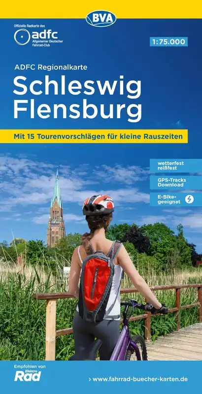BVA BikeMedia Schleswig / Flensburg Fahrradkarte Billig