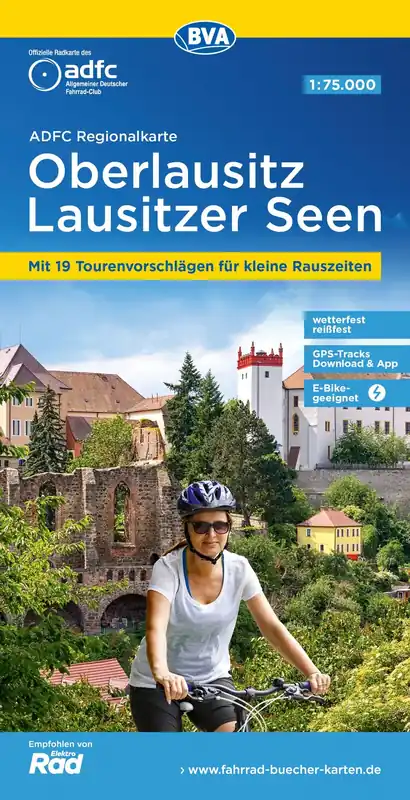 BVA BikeMedia Oberlausitz / Lausitzer Seen Fahrradkarte Top-Angebot