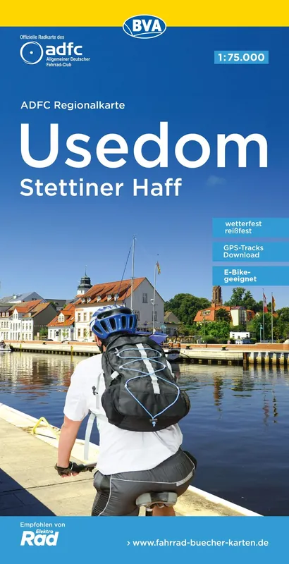 Markenprodukt BVA BikeMedia Usedom / Stettiner Haff Fahrradkarte