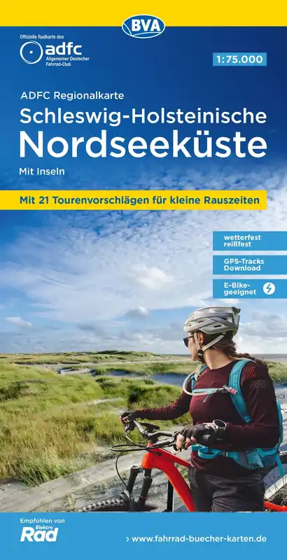 BVA BikeMedia ADFC Regionalkarte Schleswig Holstein Saisonangebot