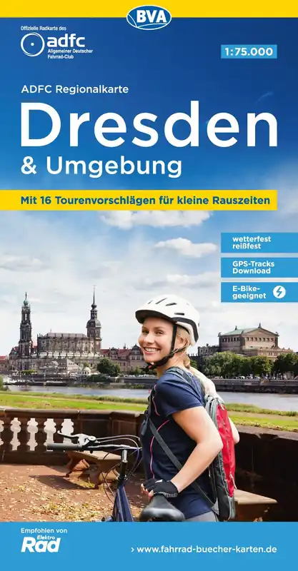 BVA BikeMedia Dresden und Umgebung Fahrradkarte Schnäppchen