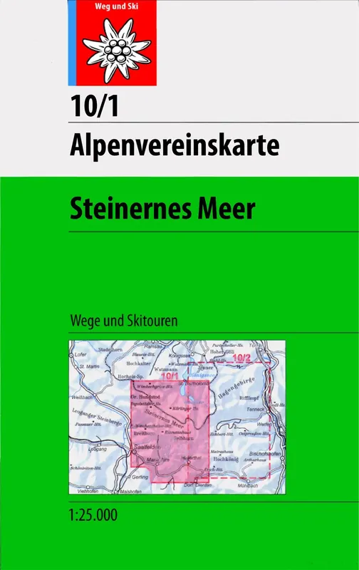DAV AV-Karte 10/1 - Steinernes Meer Zertifiziert