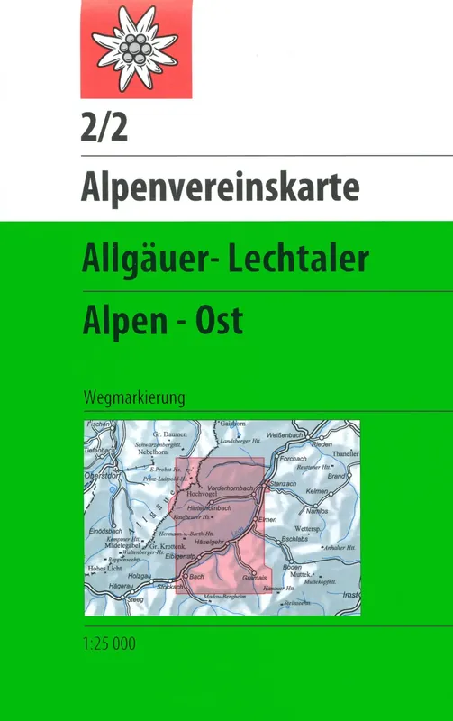 DAV AV-Karte 2/2 - Allgäuer-Lechtaler Alpen Ost Top-Seller