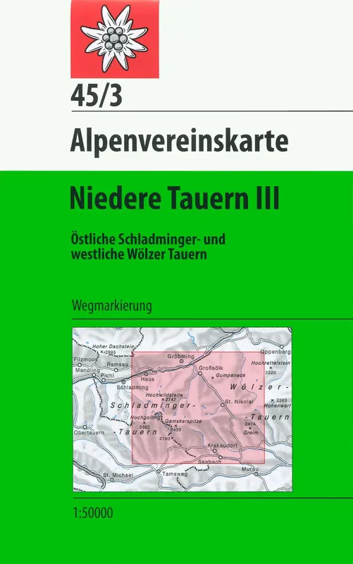 Neu DAV AV Karte 45/3 - Niedere Tauern III