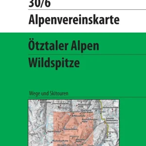 Garantierte Lieferung DAV AV-Karte 30/6 - Ötztaler Alpen, Wildspitze