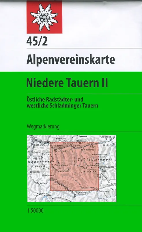 DAV AV Karte 45/2 - Niedere Tauern II Markenware