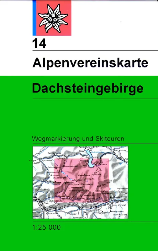 Beliebt DAV AV-Karte 14 - Dachstein