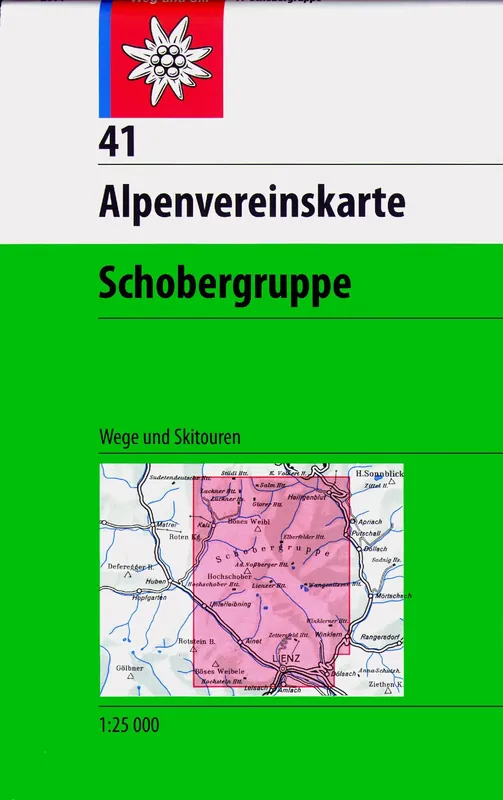 Geprüft DAV AV-Karte 41- Schobergruppe