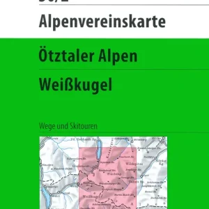 DAV AV-Karte 30/2 - Ötztaler Alpen, Weißkugel Versand Am Gleichen Tag