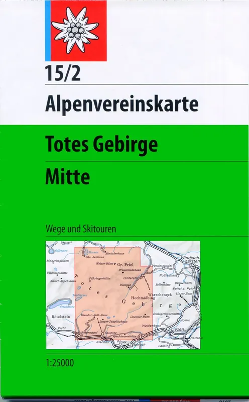 Solange Der Vorrat Reicht DAV AV-Karte 15/2 - Totes Gebirge Mitte