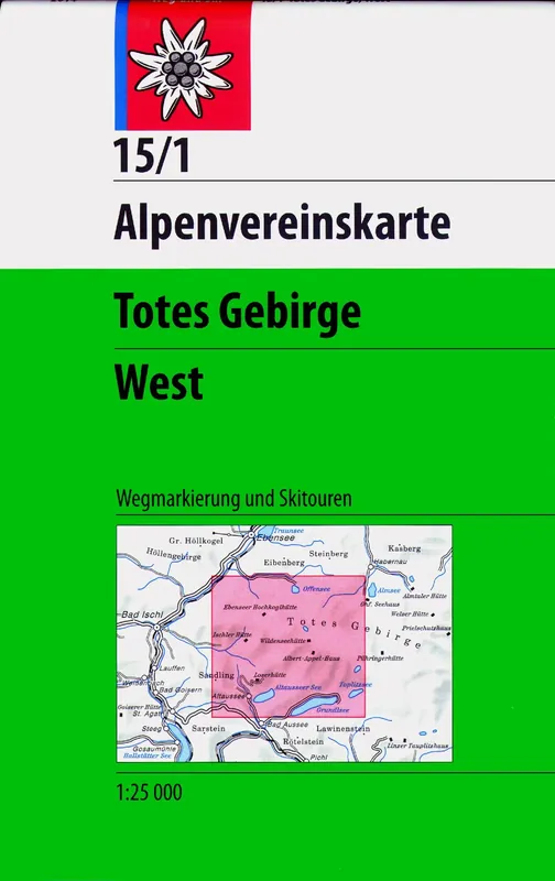 DAV AV-Karte 15/1 - Totes Gebirge West Sale