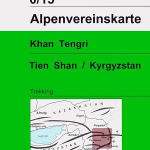 DAV AV 0/15 Expeditionskarte Khan Tengri (Tien Shan) Echt