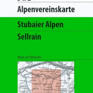 Must-Have DAV AV-Karte 31/2 - Stubaier Alpen, Sellrain