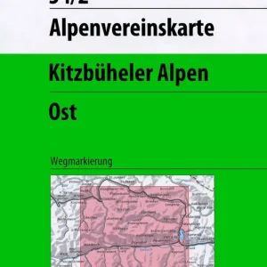 Zertifiziert DAV AV-Karte 34/2 Kitzbühler Alpen, Ost