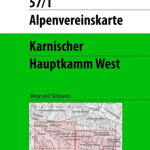 DAV AV Karte 57/1 - Karnischer Hauptkamm, West Letzte Chance