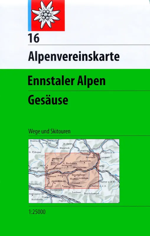 Schneller Versand DAV AV-Karte 16 - Ennstaler Alpen-Gesäuse