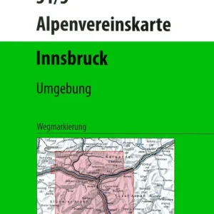 DAV AV-Karte 31/5 WEG - Innsbruck Umgebung Nur Heute