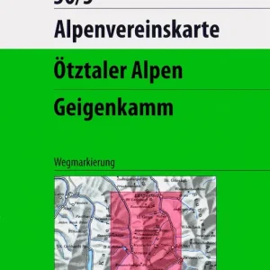 DAV AV-Karte 30/5 - Ötztaler Alpen, Geigenkamm Sichere Zahlung