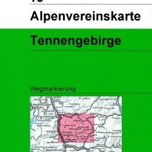 Nur Heute DAV AV-Karte 13 - Tennengebirge