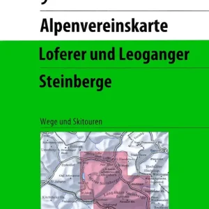 DAV AV-Karte 9 - Loferer und Leoganger Steinberge Geprüft