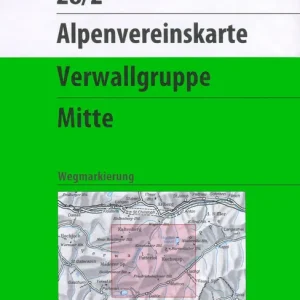 Solange Der Vorrat Reicht DAV AV Karte 28/2 - Verwallgruppe, Mitte