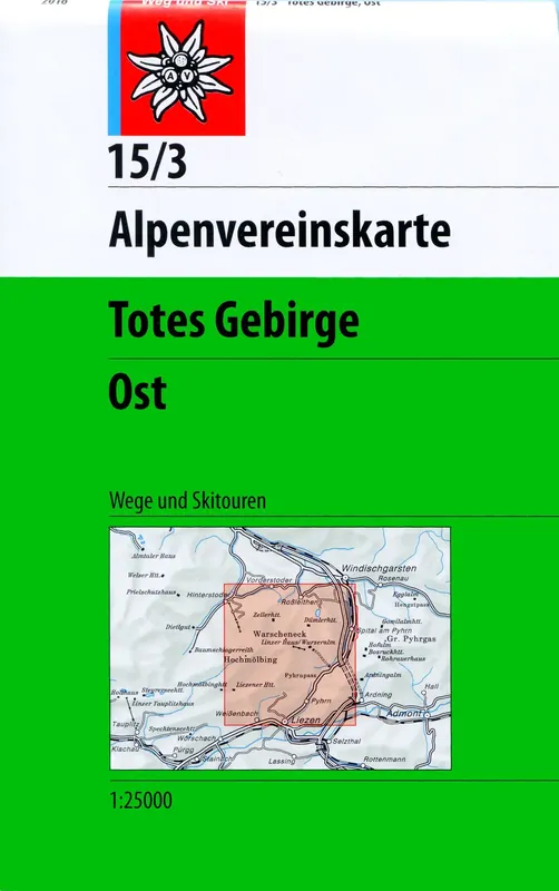Neu Im Sortiment DAV AV-Karte 15/3 - Totes Gebirge Ost