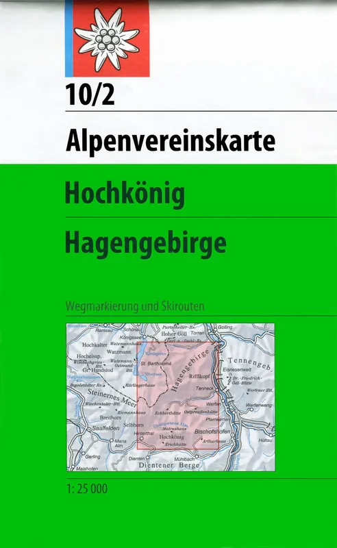 Meistverkauft DAV AV-Karte 10/2 - Hochkönig-Hagengebirge