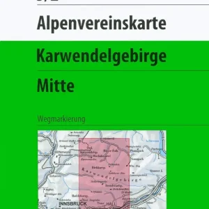 Garantierte Lieferung DAV AV-Karte 5/2 Karwendelgebirge, Mitte