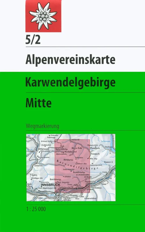 Garantierte Lieferung DAV AV-Karte 5/2 Karwendelgebirge, Mitte