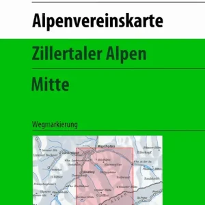 Geprüft DAV AV-Karte 35/2 - Zillertaler Alpen Mitte