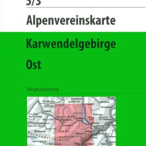 Solange Der Vorrat Reicht DAV AV-Karte 5/3 Karwendelgebirge, Ost