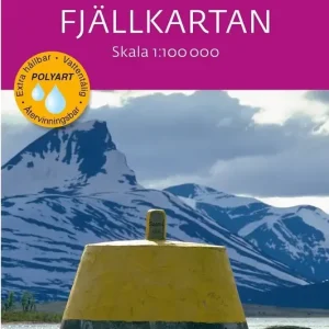 Lantmateriet Fjällkartan BD1 Treriksröset - Rostojavri Bergwanderkarte Finale Aktion