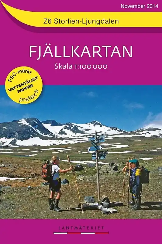 Lantmateriet Fjällkartan Z6 Storlien Ljungdalen 1 100T Sonderangebot