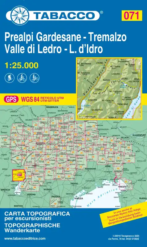 Solange Der Vorrat Reicht Tabacco Prealpi Gardesane, Tremalzo, Valle di Ledro, Lago d‘Idro