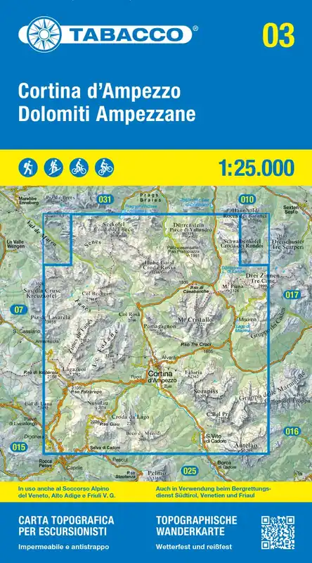 Abverkauf Tabacco WK 03 Cortina D‘Ampezzo 25T