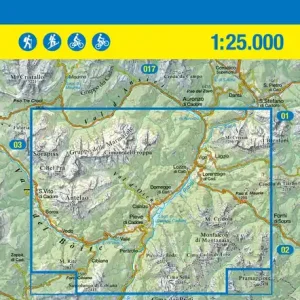 Neu Tabacco WK 16 Dolomiti Cadore 25T.