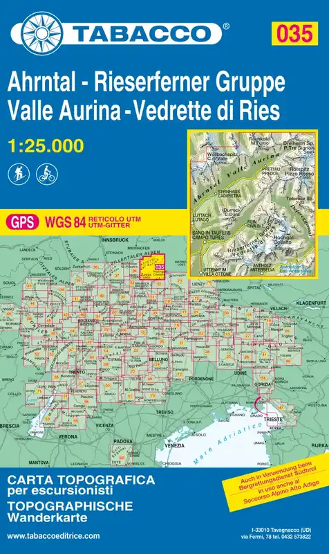 Solange Der Vorrat Reicht Tabacco WK 35 Ahrntal 25T