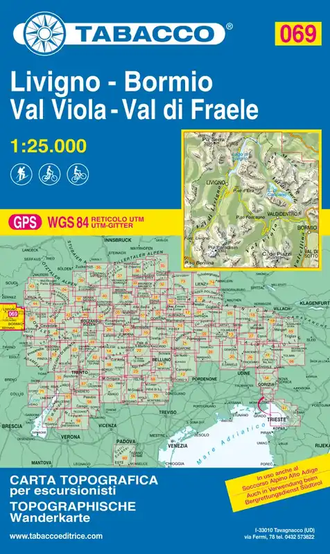 Neue Ware Tabacco WK 69 Livigno/Bormio 25T.