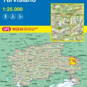 Tabacco WK 19 Alpi Giulie 25T Solange Der Vorrat Reicht