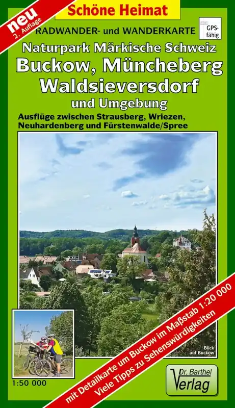 Neue Ware Verlag Dr. Barthel Naturpark Märkische Schweiz, Buckow, Müncheberg, Waldsieversdorf