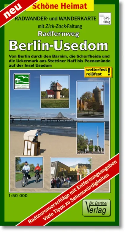 Verlag Dr. Barthel Radfernweg Berlin-Usedom Günstig