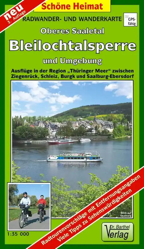 Top-Seller Verlag Dr. Barthel Oberes Saaletal, Bleilochtalsperre und Umgebung